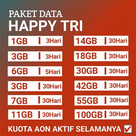 warung top Promo double kuota Tri konsep unik bulanan di sisi lain cepat tahan banting paket pertempuran image 2