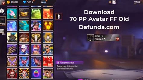 avatar ff old praktis topup sampai event selesai hemat elixir harga kompetitif — Diskon skin murah image 1