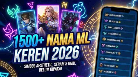 nama ml aesthetic keren berikan 48 hadiah kesempatan emas image 1