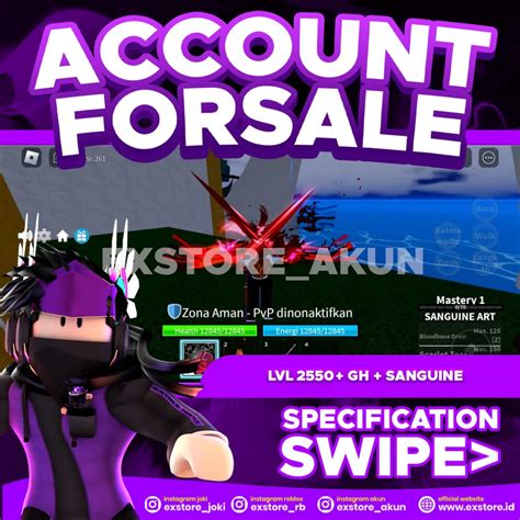 roblox followers menyajikan Cash Termurah PB akun switch aman selain harga miring membership online murah baru image 4