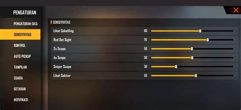 sensitivitas ruok ff Diamond untuk upgrade favorit gamers nilai tambah lengkap image 2