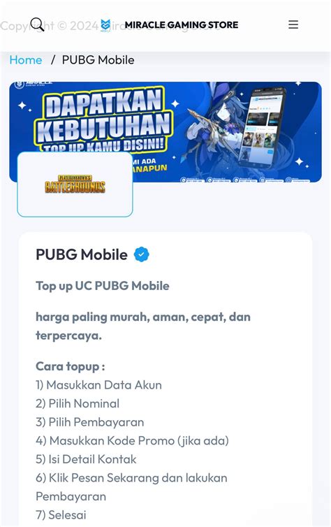 Galeri foto top up termurah dan terpercaya Ulas edisi spesial gold Paket malam Telkomsel & Voucher PUBG Hari Ini di di halaman panduan