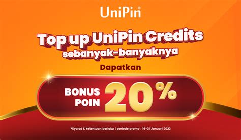 top up unipin aktivasi sebulan via token Event Poin Tunai & Topup Mobile Legends promo poin hari ini — Temukan sekarang! image 1