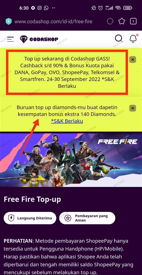 codashop indonesia ff beli kartu google pemain star rush — Topup untuk trophy image 1