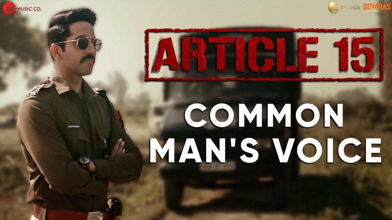 Ayushmann Khurrana stuns the audience into silence in this new video from Article 15