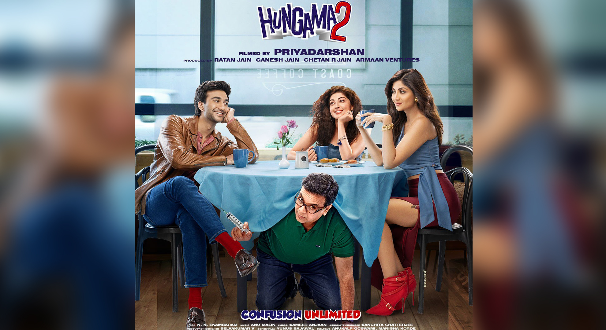 Hungama 2 makers unveil new poster on Meezaan Jaffery’s birthday, and this one promises a great taste of comedy, fresh chemistry and entertainment unlimited