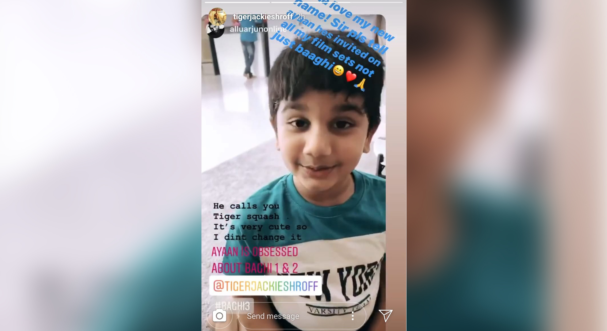 Tiger Shroff has the cutest nickname given by Allu Arjun’s son Ayaan. Watch video!