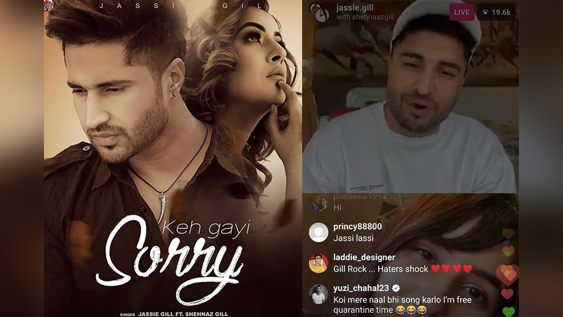 Jassie Gill and Shehnaaz Gill’s fun Instagram banter on Keh Gayi sorry