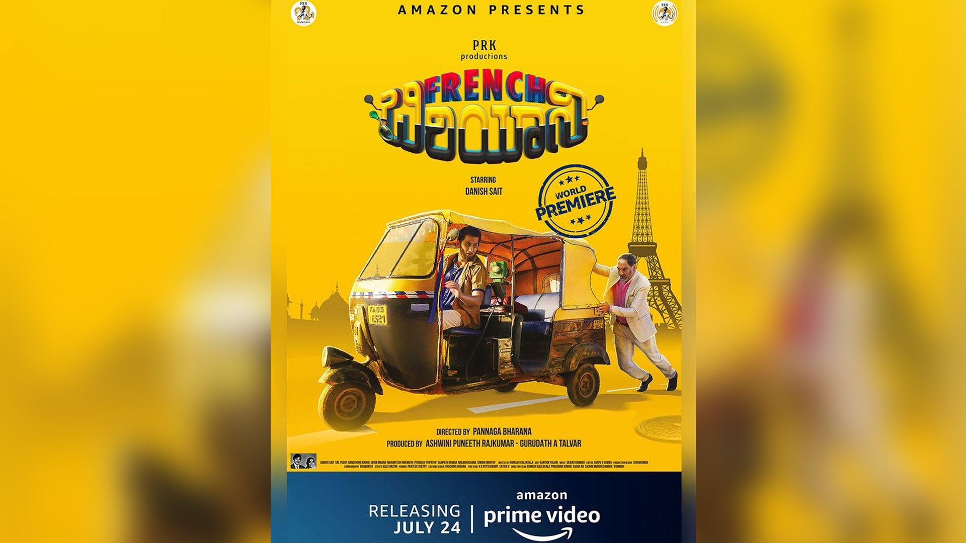 “I truly believe that there could not have been a better choice than them to play the two lead roles”, says director Pannaga Bharana about Sal Yusuf for ‘French Biriyani’