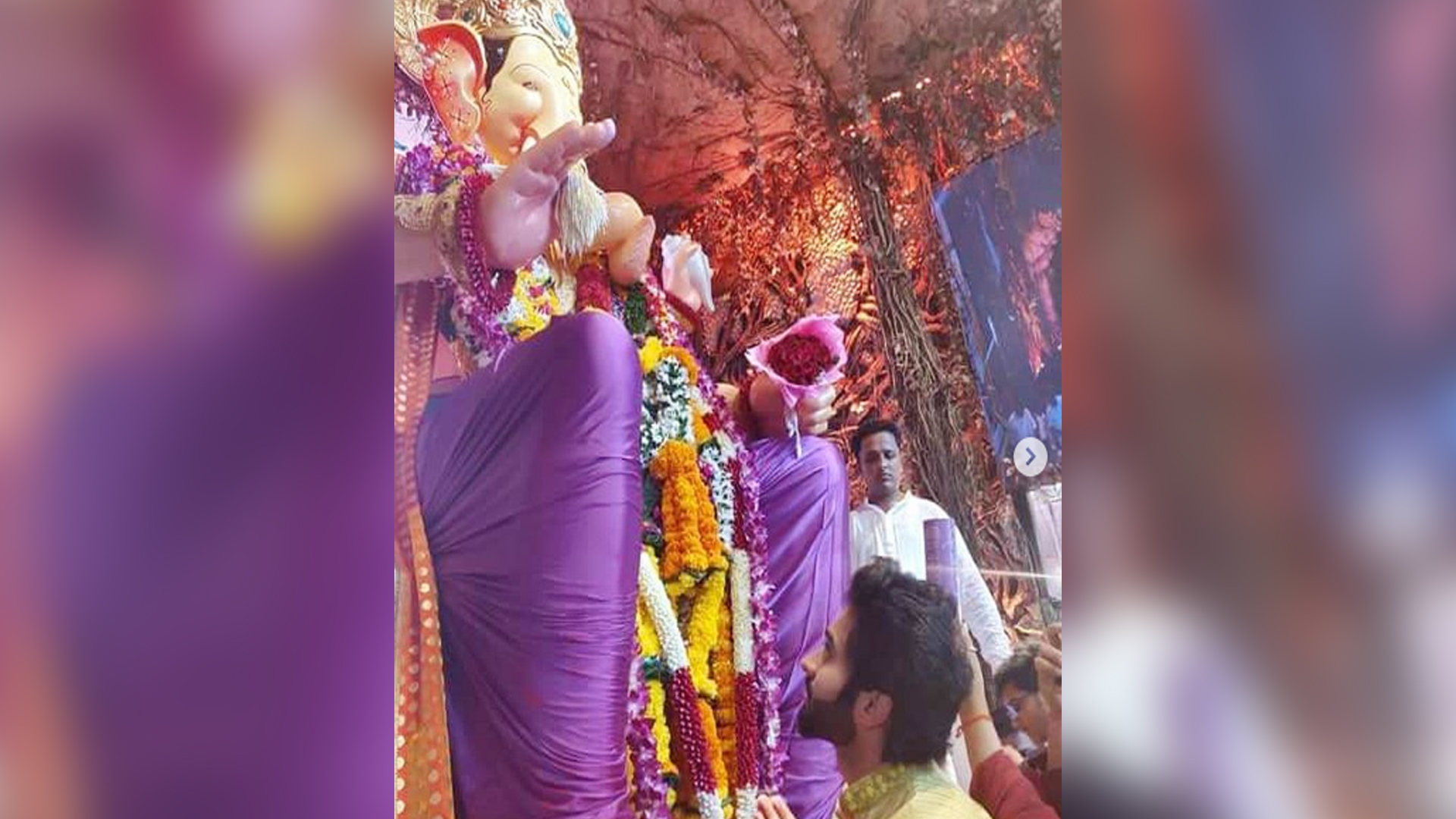 Jackky Bhagnani shares a throwback to his darshan at Lalbaug Cha Raja on Ganesh Chaturthi today