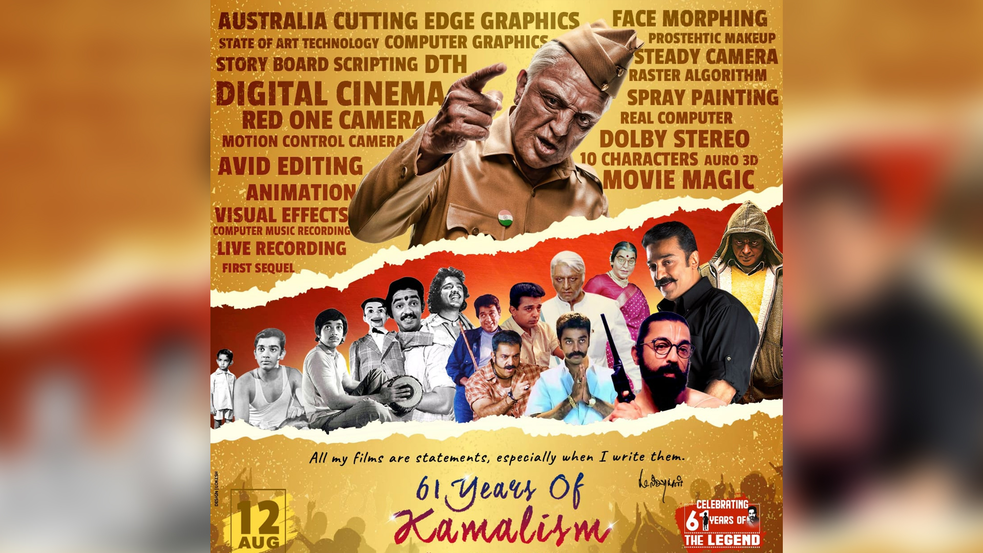 Fans world over celebrates 61 glorious years of Kamal Haasan/ Ulaganayagan with a great flourish!