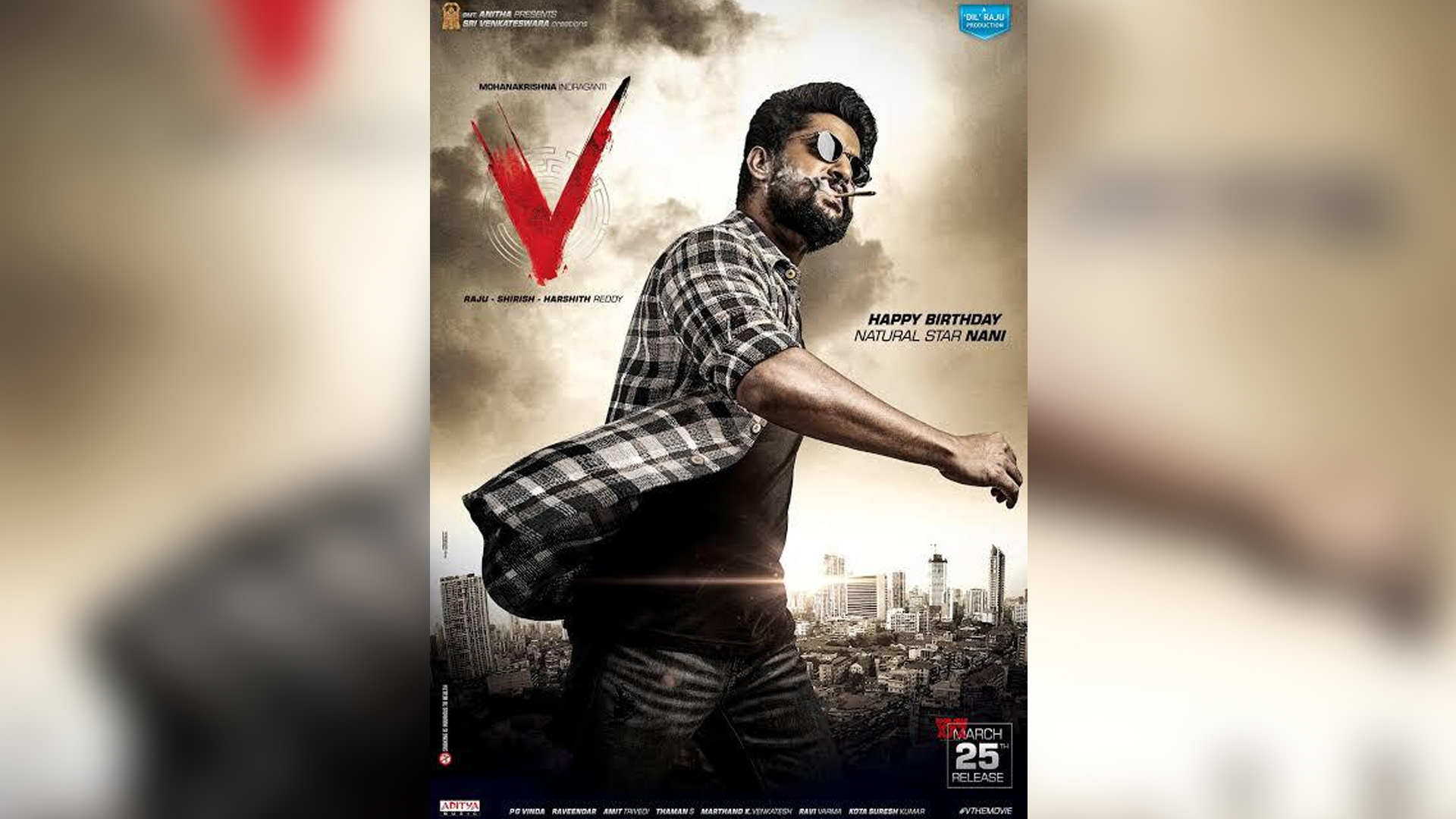 “The movie was shot in 5 states and 1 international location — Andhra Pradesh, Telangana, Goa, Himachal Pradesh and Maharashtra- and in Thailand” shares director Mohana Krishna on his upcoming thriller ‘V’