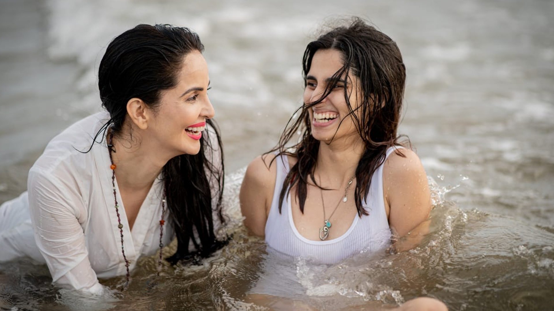 Rukhsar Rehman shoots with daughter-  Aisha in Goa