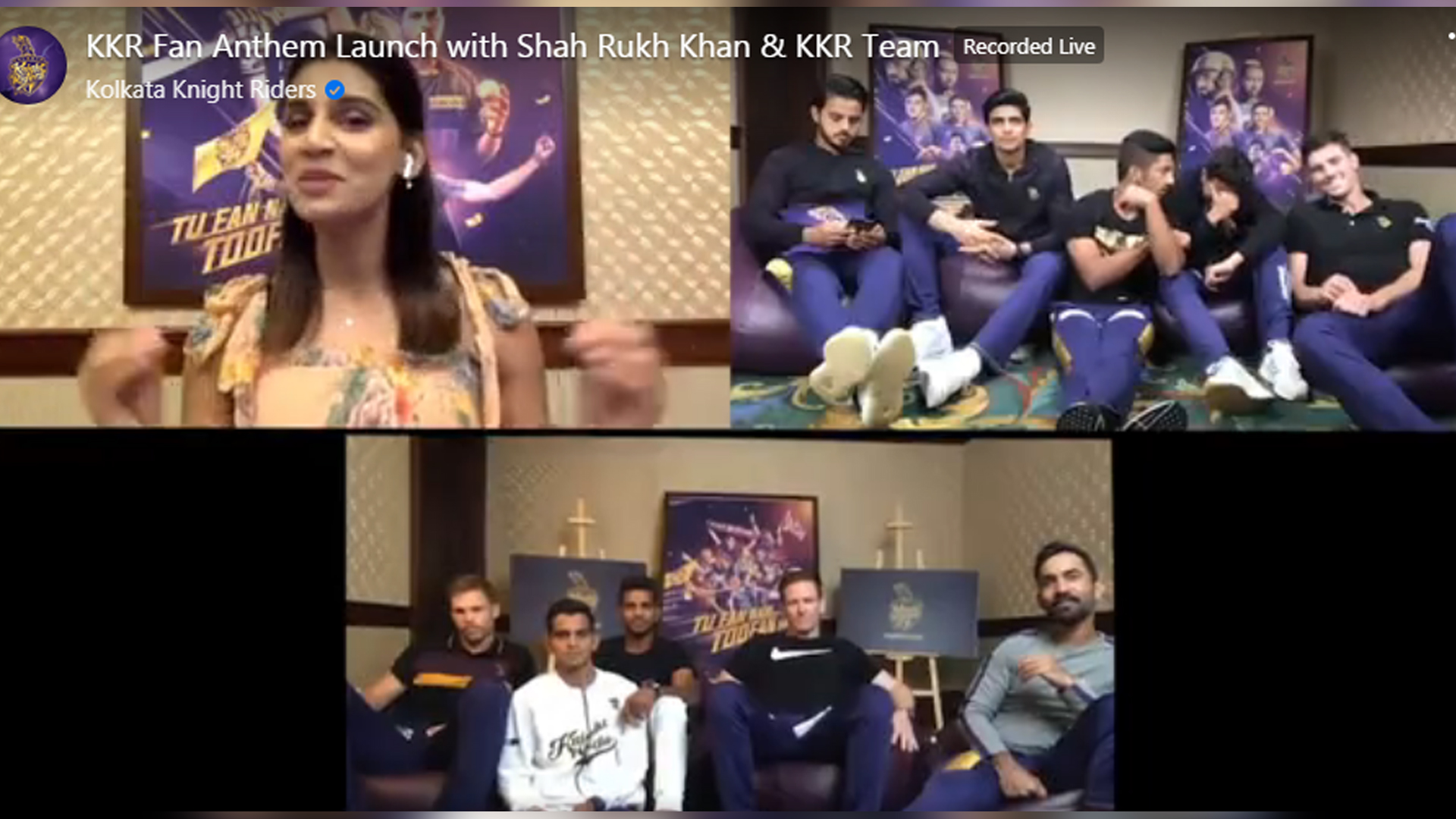 KKR FANS LAUNCH THE TEAM’S FAN ANTHEM!