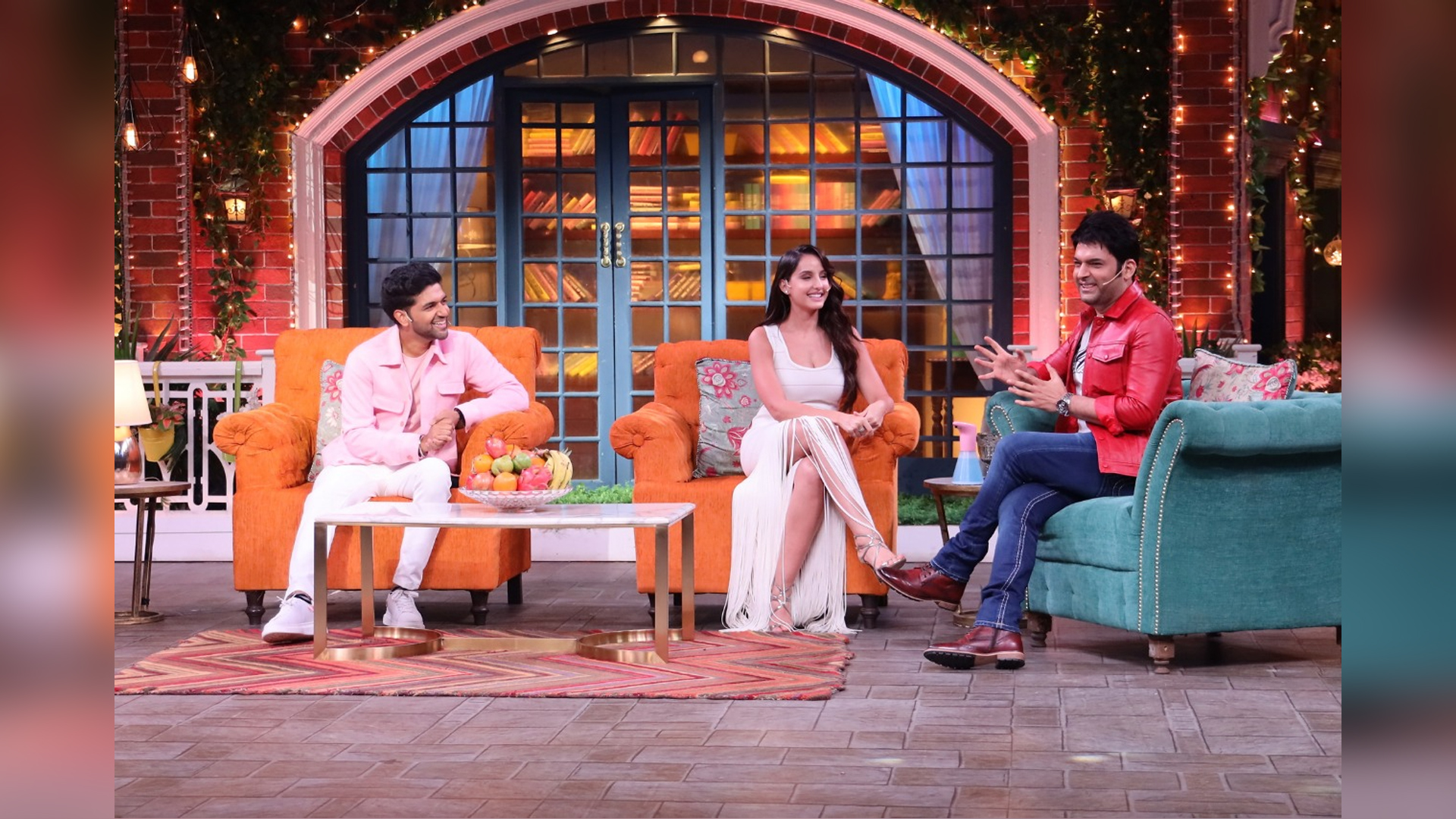 Guru Randhawa and Nora Fatehi grace the sets of The Kapil Sharma Show