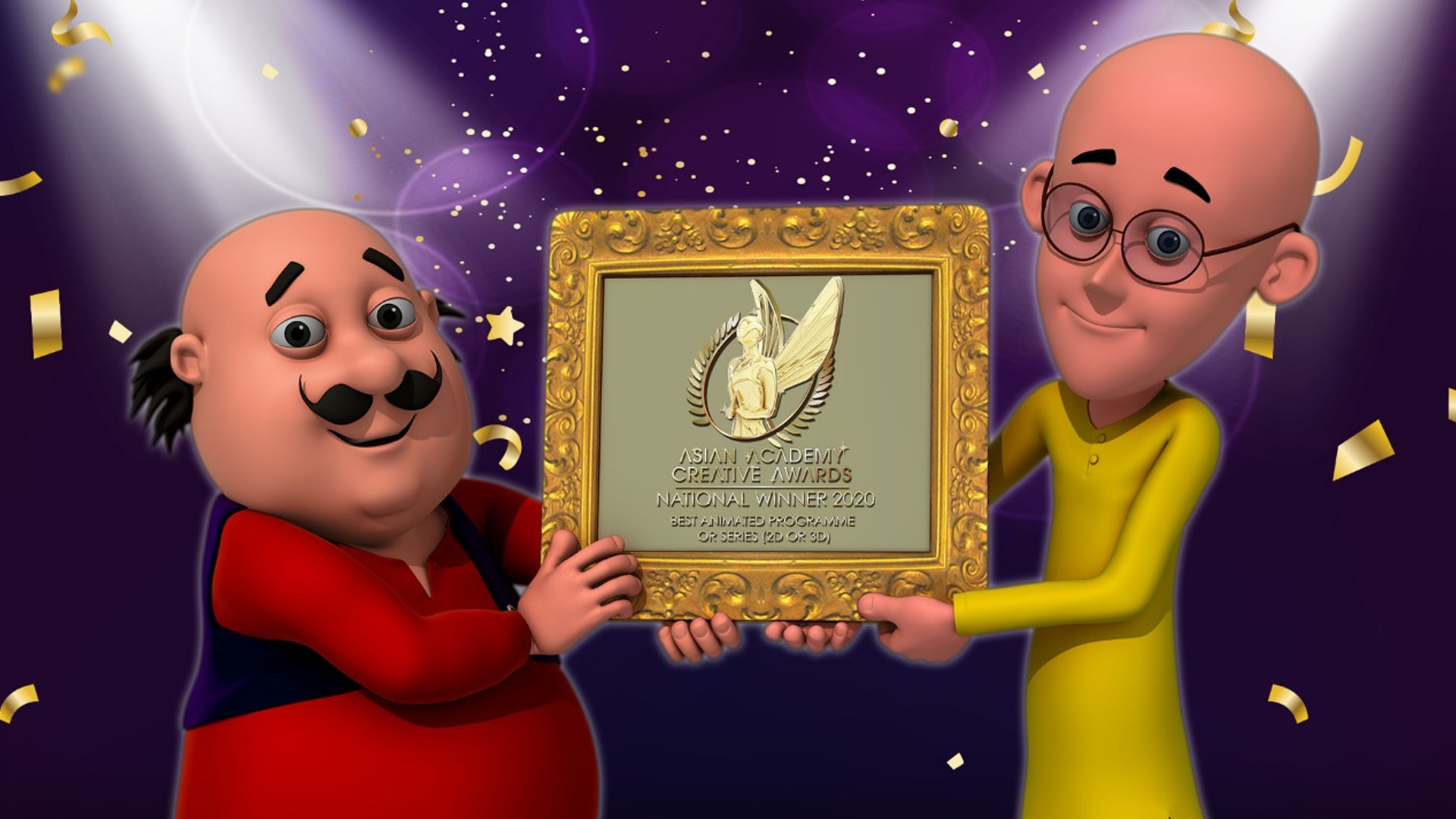 m India in the category Best Animated Programme or Series (2D or 3D).