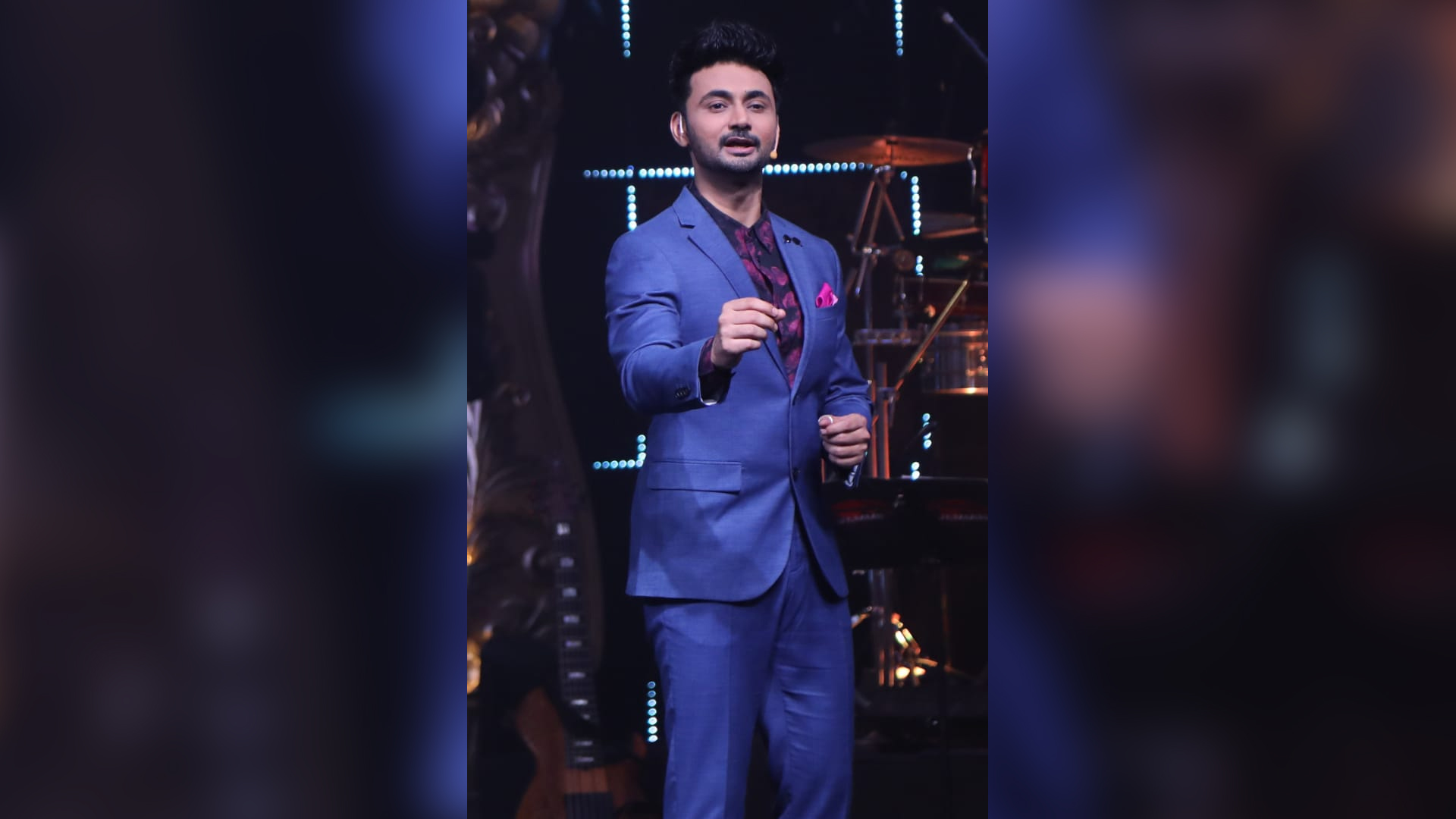 RJ Anmol lights up the television screen with his energetic performance : Legendary Asha Bhosle