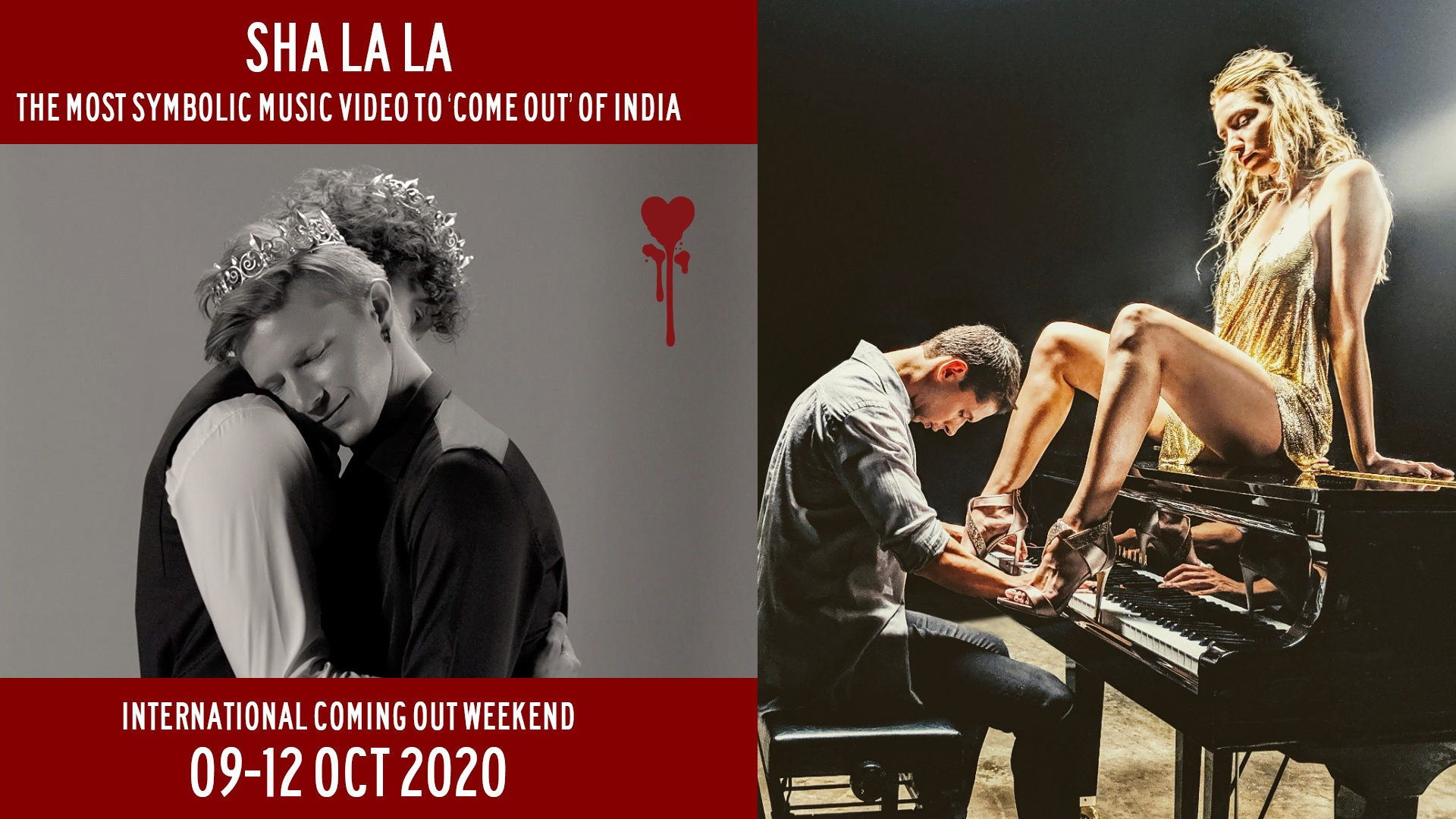 Shayan Italia presents Sha La La; the most symbolic music video to “come out” of India on International Coming Out Day.