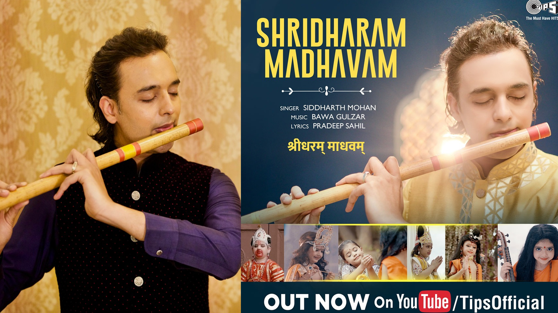 Experience pure divinity and bliss with Tips Music and Siddharth Mohan’s festive offering “Shridharam Madhavam”