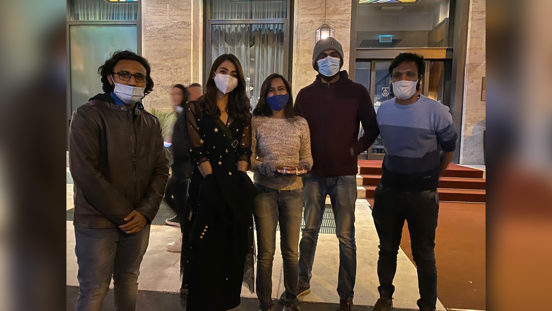 Pooja Hegde receives birthday surprise from her fans in Italy