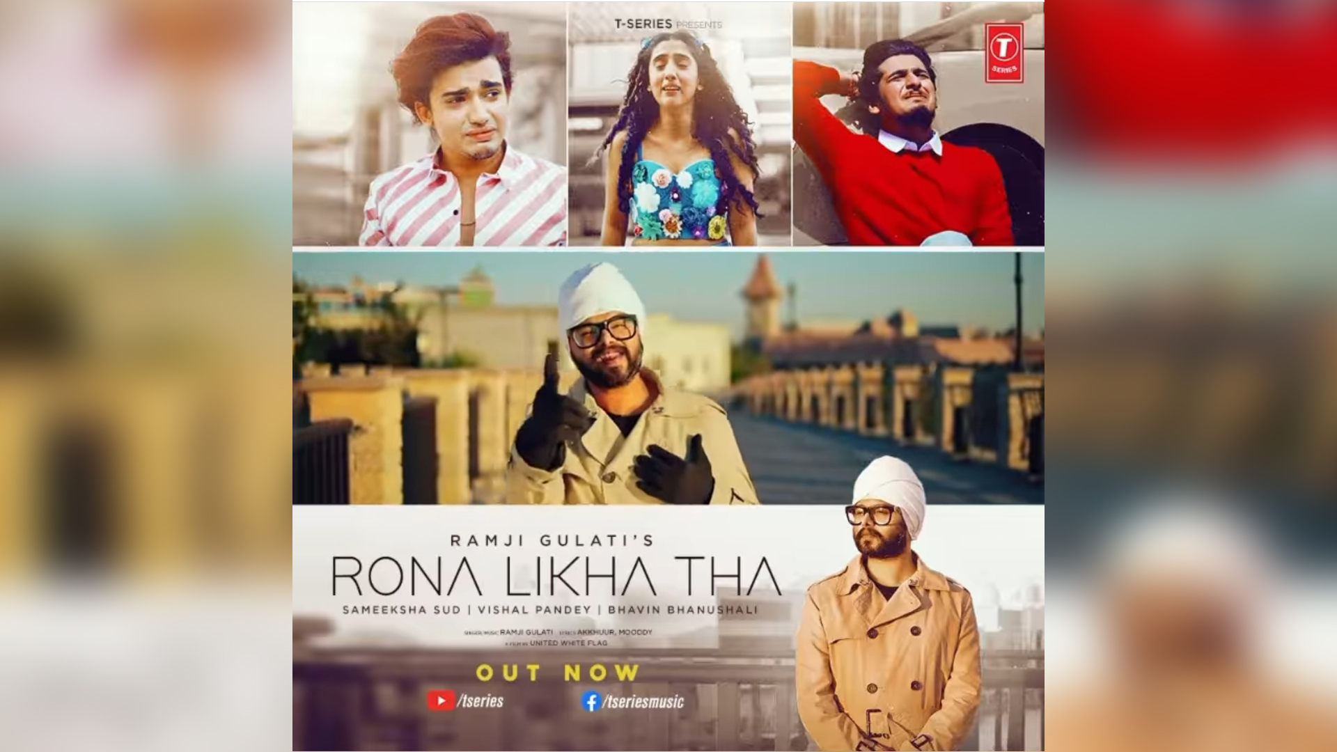 RAMJI GULATI’S NEW SONG “RONA LIKHA THA” FEATURING VISHAL PANDEY, SAMEEKSHA SUD, BHAVIN BHANUSHALI