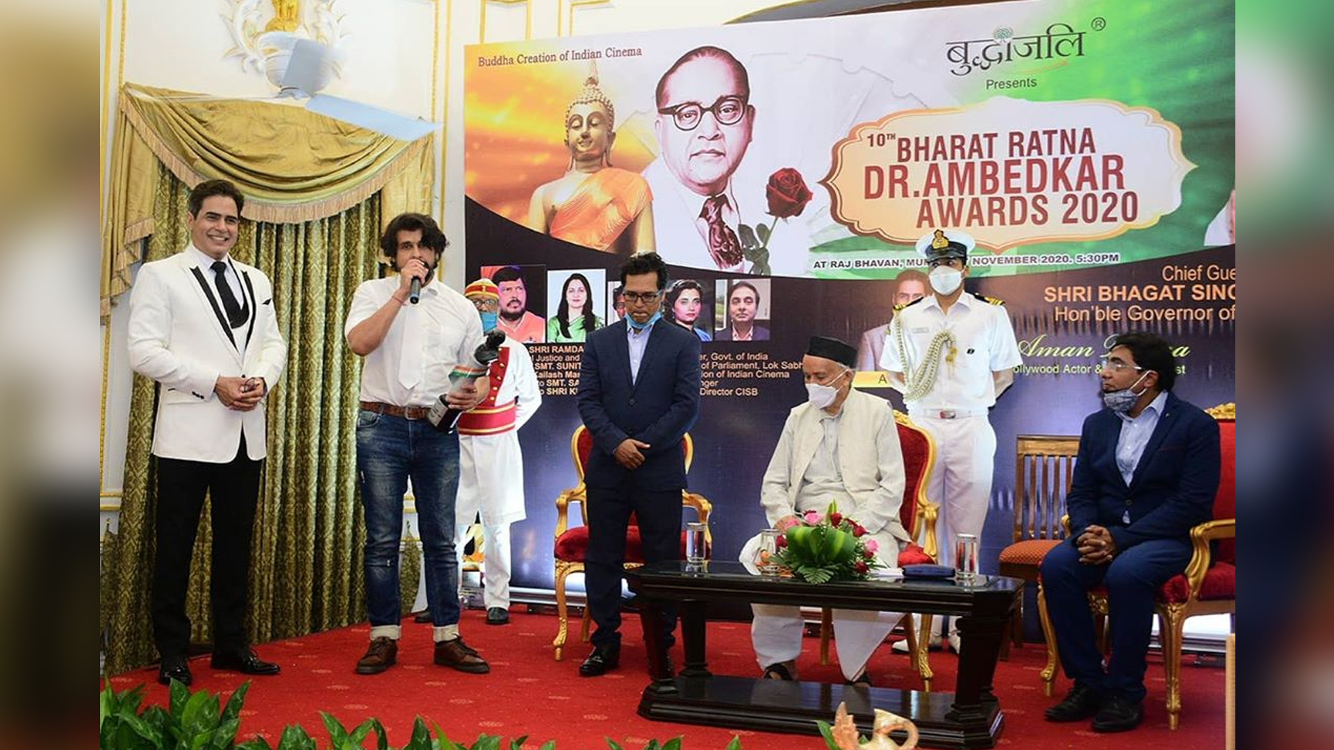 Singing sensation Sonu nigam honoured with Bharat Ratna Dr Ambedkar Award