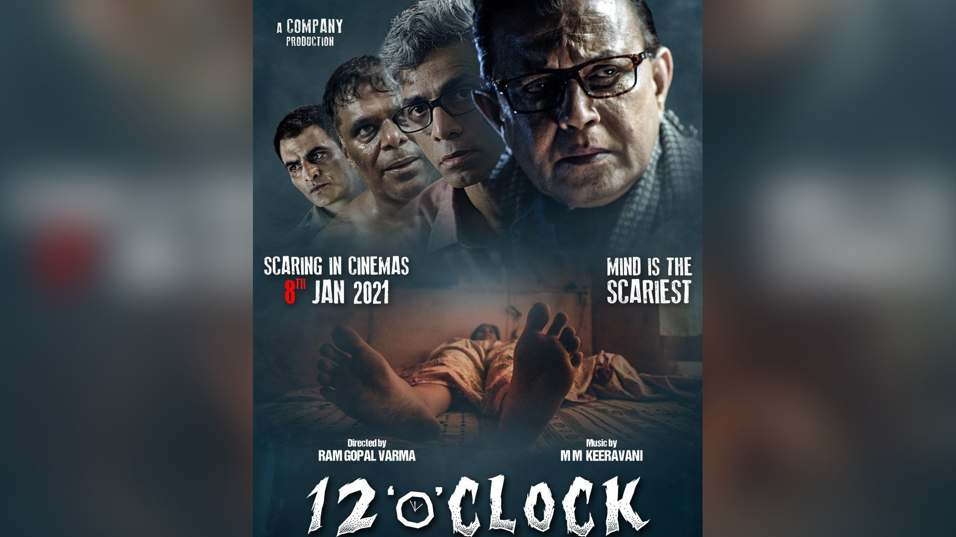 Trailer of Ram Gopal Varma’s psychological horror film 12 ‘o’ Clock releases today