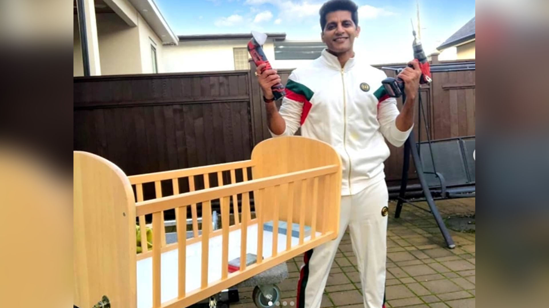 Actor Karanvir Bohra gets to work as baby on its way