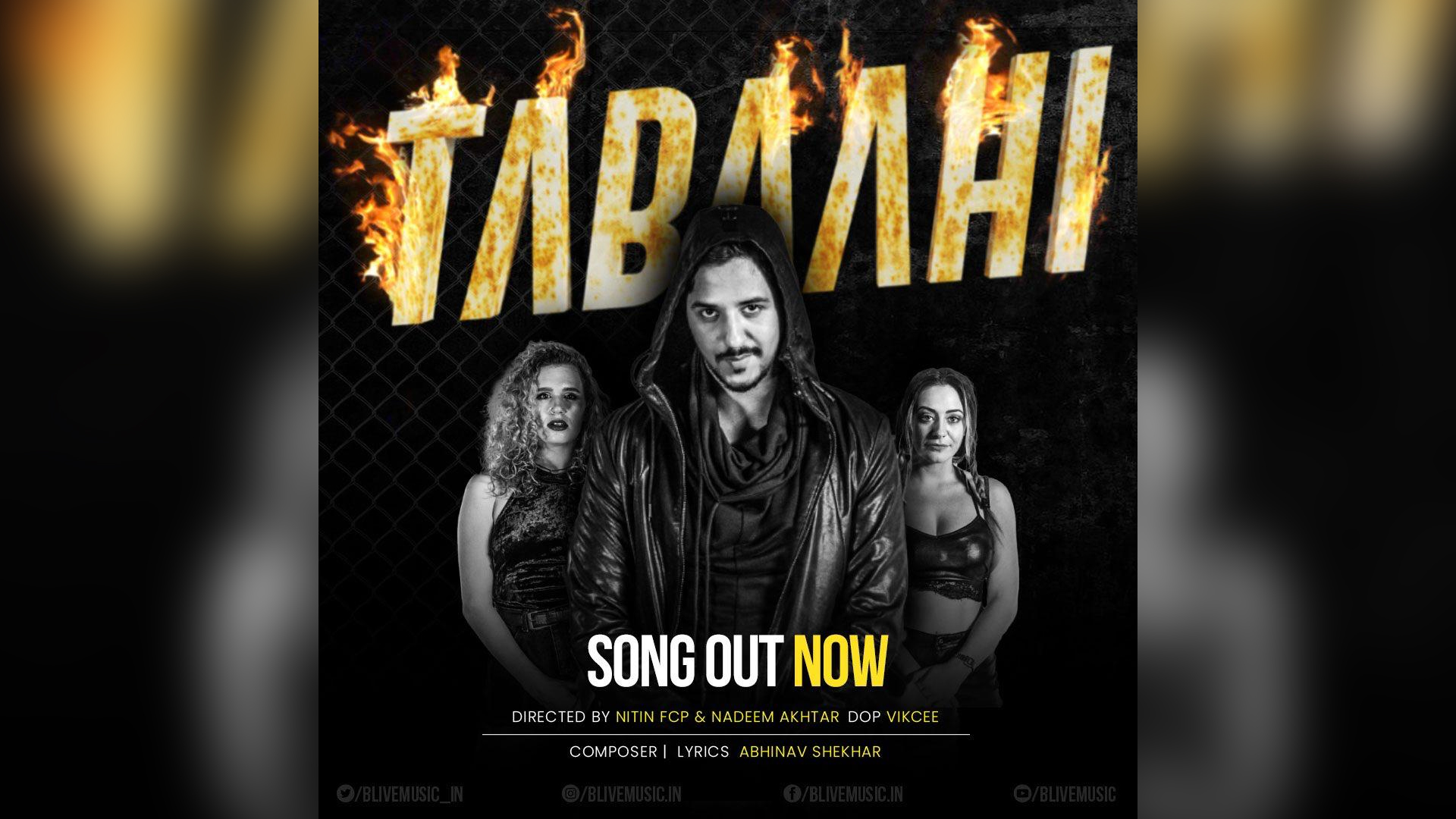 After members of the film industry recently came under the scanner for drug addiction and debauchery, exposing the nexus between celebrities and drug suppliers, here comes singer-composer-lyricist Abhinav Shekhar’s catchy rap number TABAAHI, which is a take on the disastrous effects of consuming drugs.