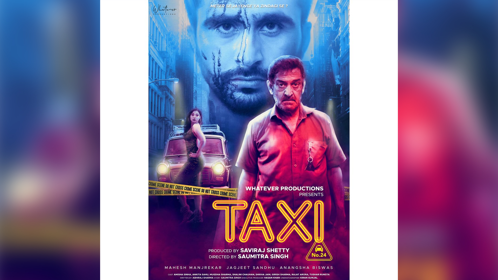 Taxi No.24 becomes the first film to be completed from pre to post after lockdown, unveils teaser poster featuring Mahesh Manjrekar, Jagjeet, Anangsha