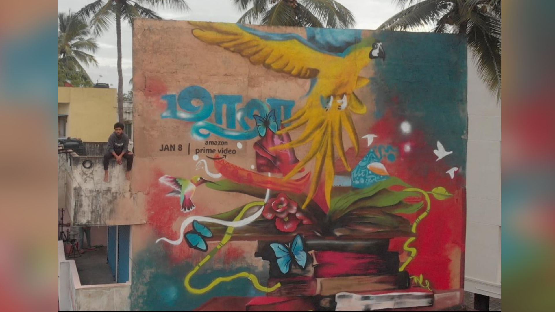 Amazon Prime Video spreads the magic of Maara through mesmerizing wall art and installations across Tamil Nadu