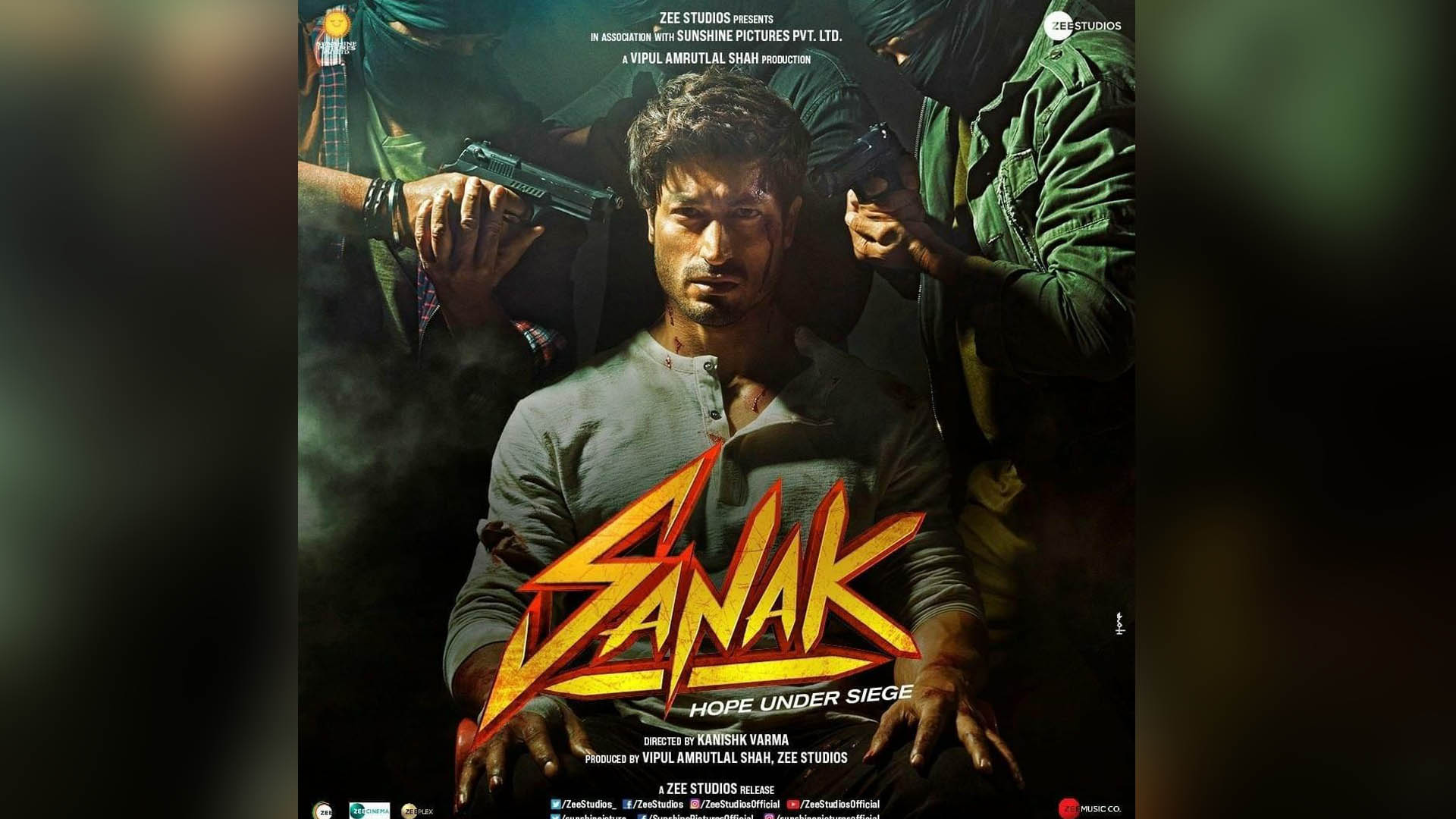 Sanak poster is out and we can’t wait for Vidyut Jammwal and Vipul Shah to rule our screens again