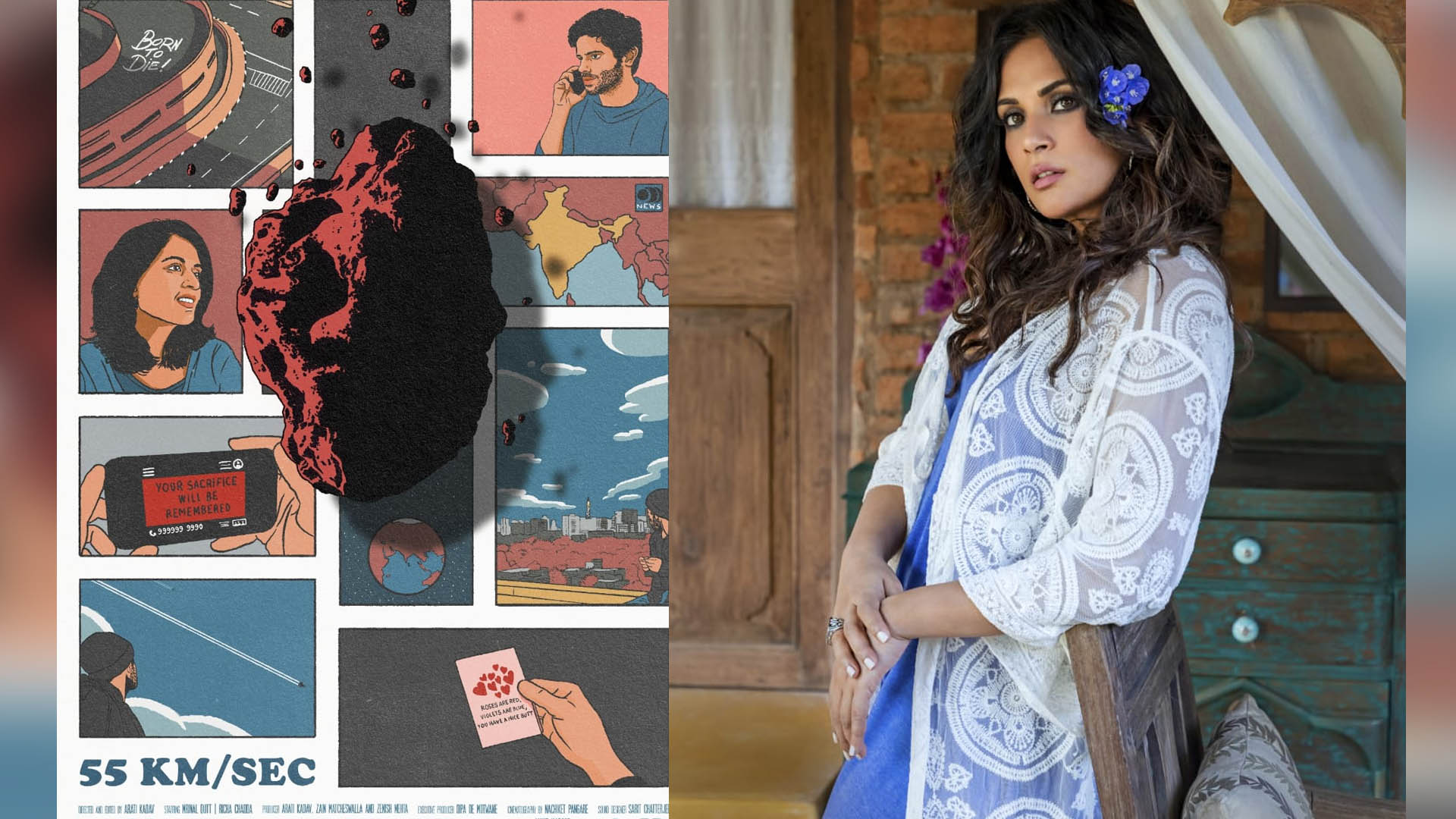 Richa Chadha’s short film 55kms/sec directed by Arati Kadav to release on Disney + Hotstar and ShortFilmWindow