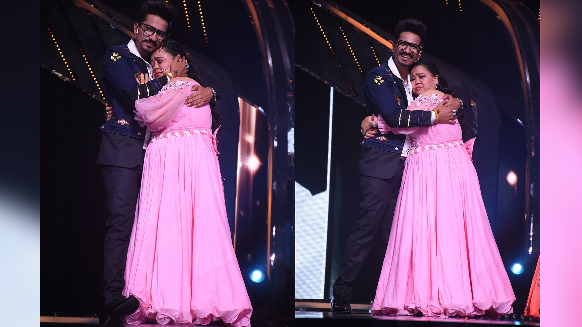 Bharti gets teary eyes while dancing with her husband on Indian Idol 12