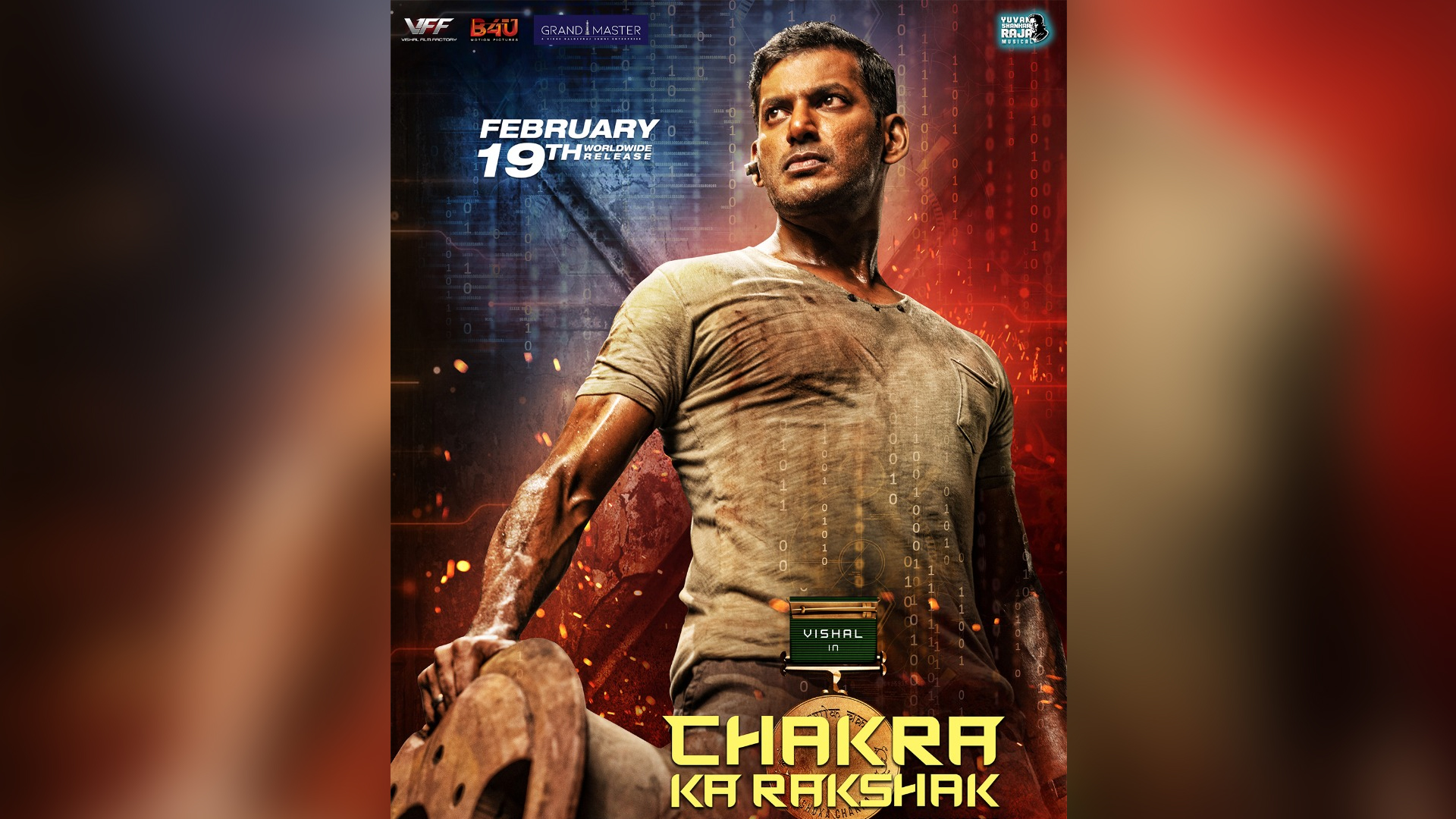 Vishal and Shraddha Srinath starrer Chakra Ka Rakshak to release theatrically across India in Hindi on 19th Feb.