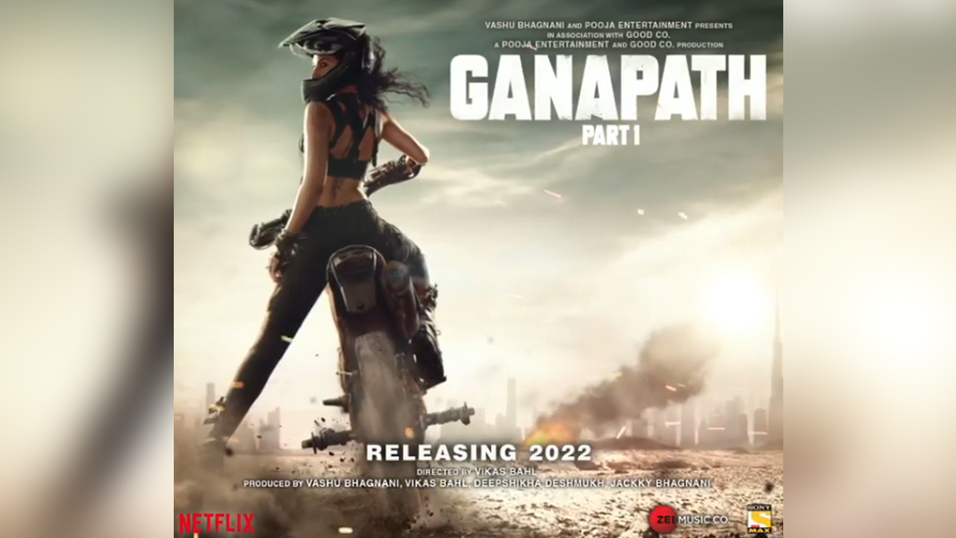 Tiger Shroff drops a sneak peek of his leading lady in the forthcoming blockbuster, ‘Ganapath’