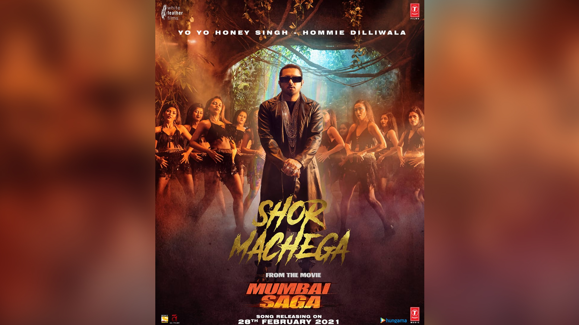 Mumbai Saga’s first song ‘Shor Machega’ to release on 28th Feb. The party song is composed by Yo Yo Honey Singh with lyrics and vocals by Yo Yo Honey Singh and Hommie Dilliwala!