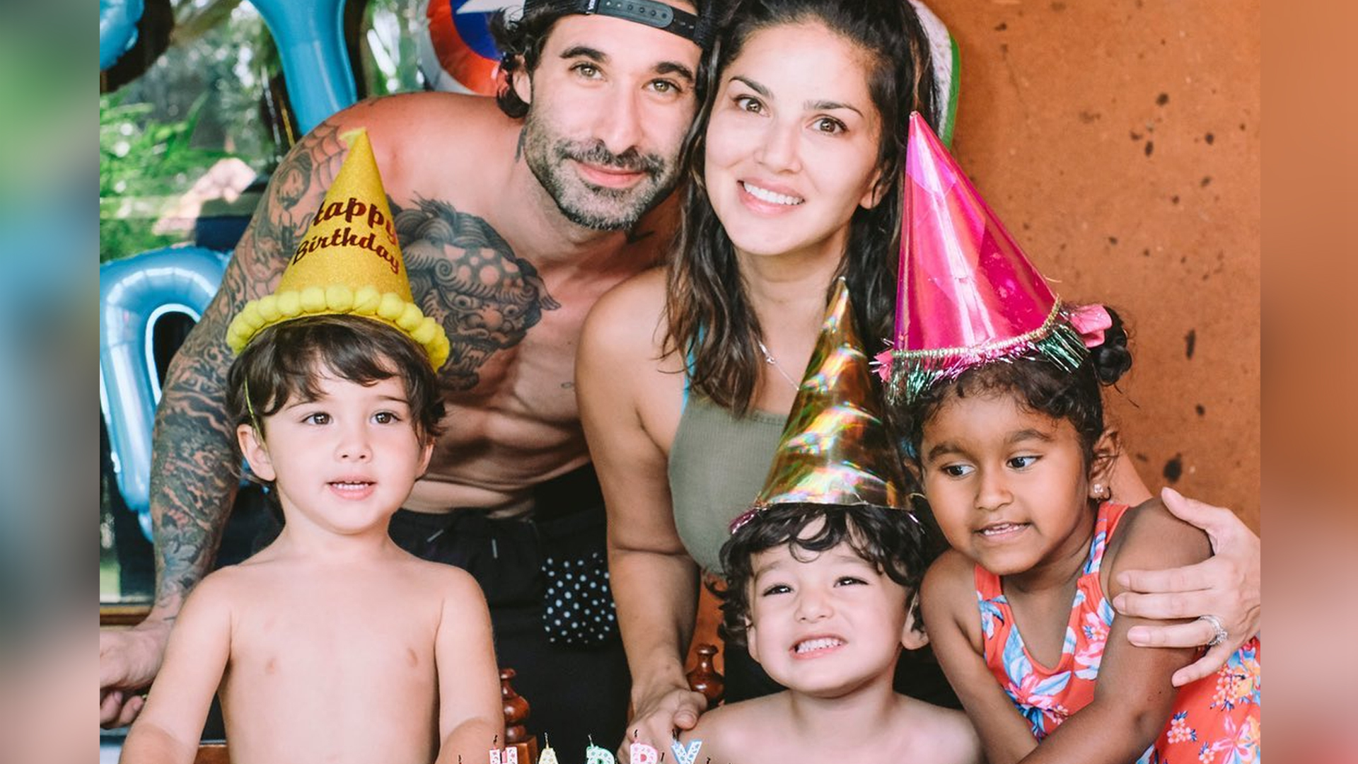 @sunnyleone pens a beautiful for her sons Asher and Noah on their 3rd birthday!♥️