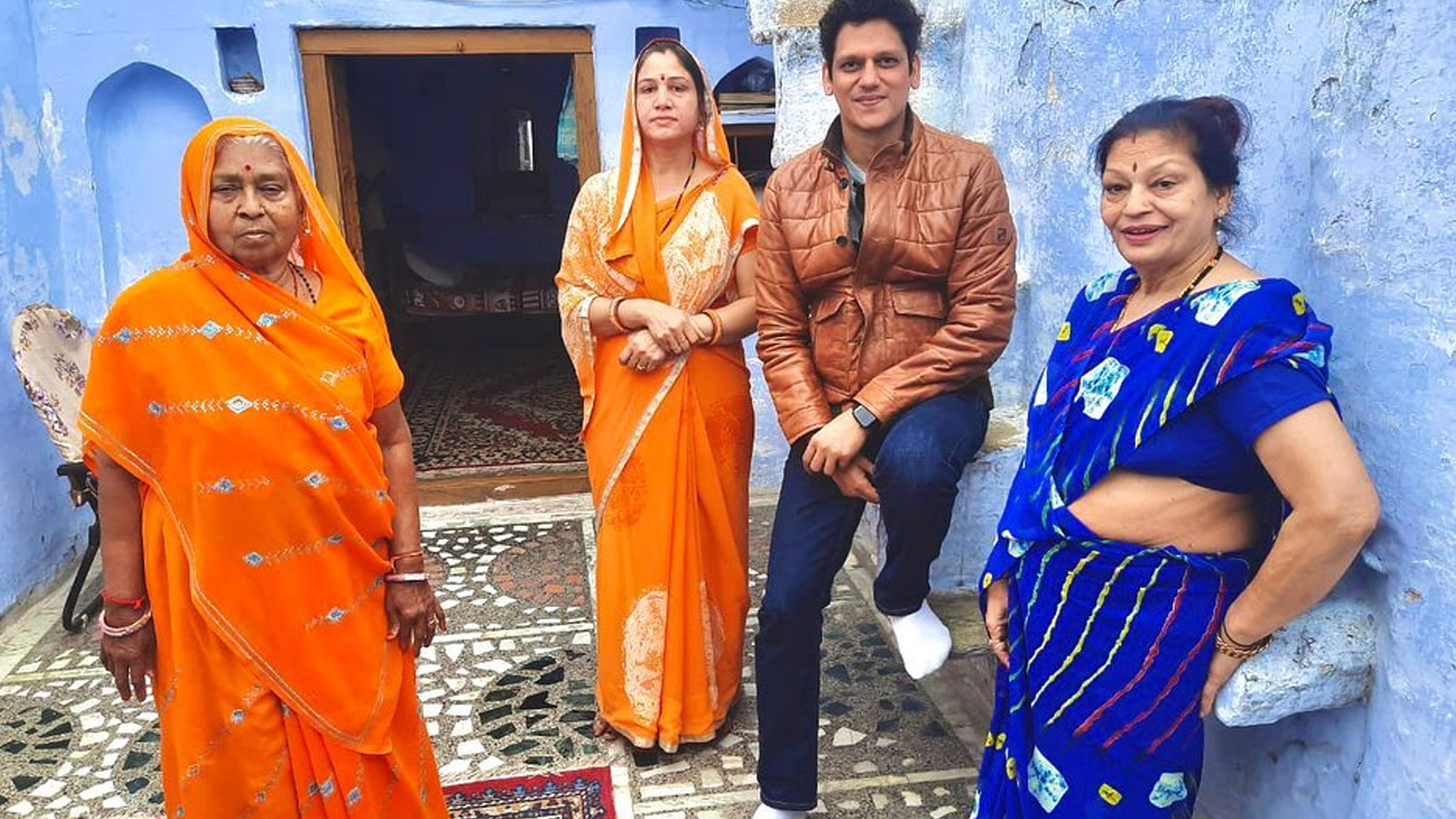 Vijay Varma revisits his childhood home in Rajasthan, while shooting for his next