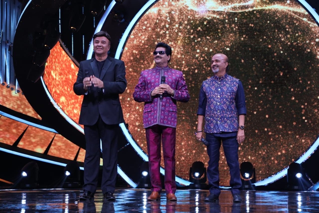 90s music superstars Anu Malik,Sameer and Udit Narayan on Indian Idol 12