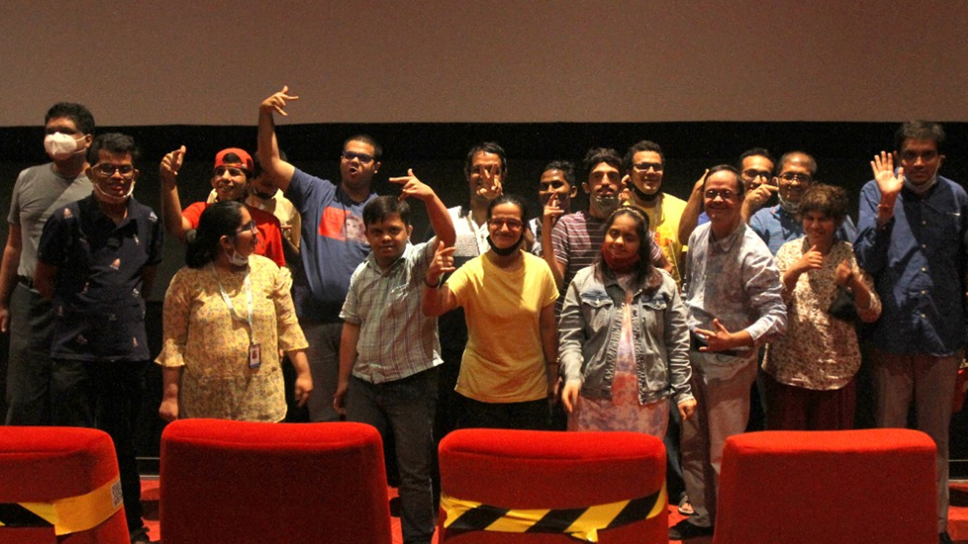 Team Ahaan hosts a special screening for the differently-abled! “It was a beautiful experience,” shares Director Nikhil Pherwani