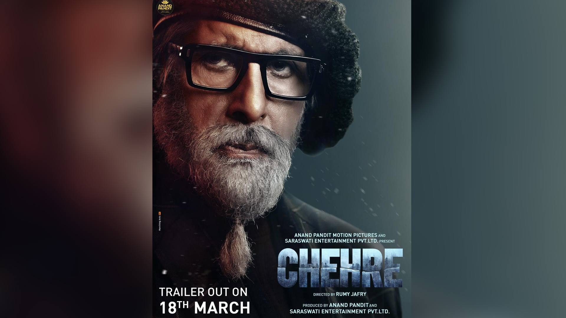 Official Poster | Amitabh Bachchan looks flamboyant in Anand Pandit’s ‘Chehre’; Trailer out on 18th March 2021