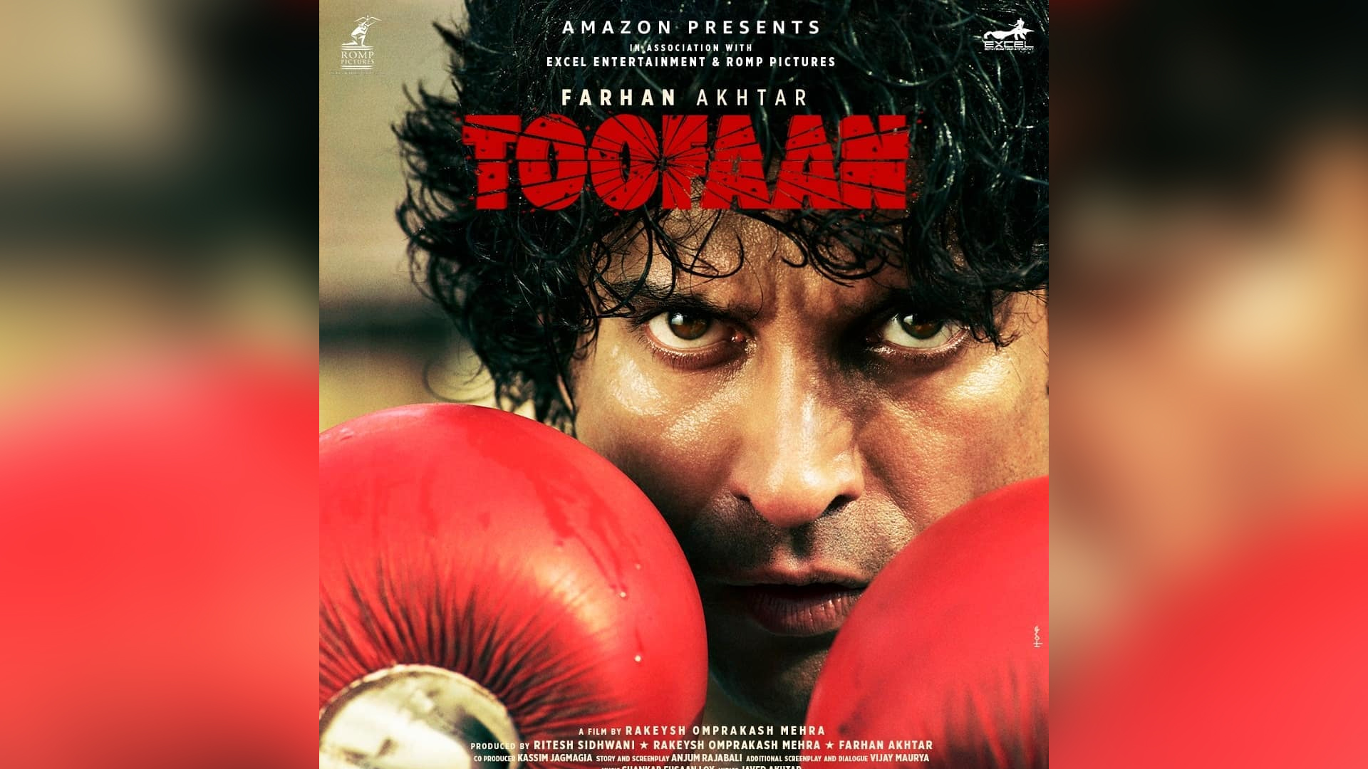 Farhan Akhtar thanks fans for the tremendous response on the teaser of ’Toofaan’ with a brand new poster!