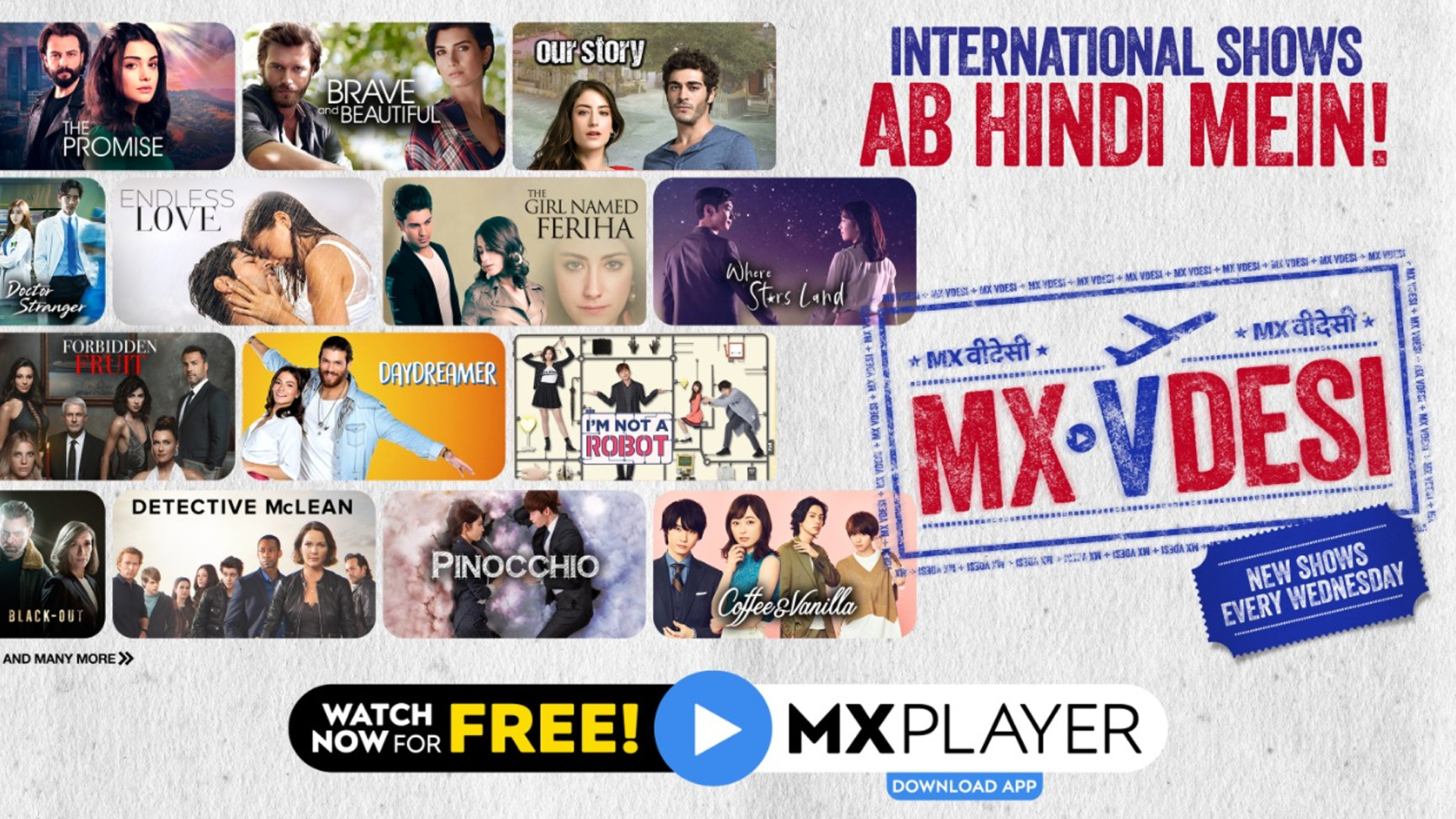 MX Player announces MX VDesi that hosts India’s largest catalogue of international shows, dubbed in local languages – Hindi, Tamil and Telugu