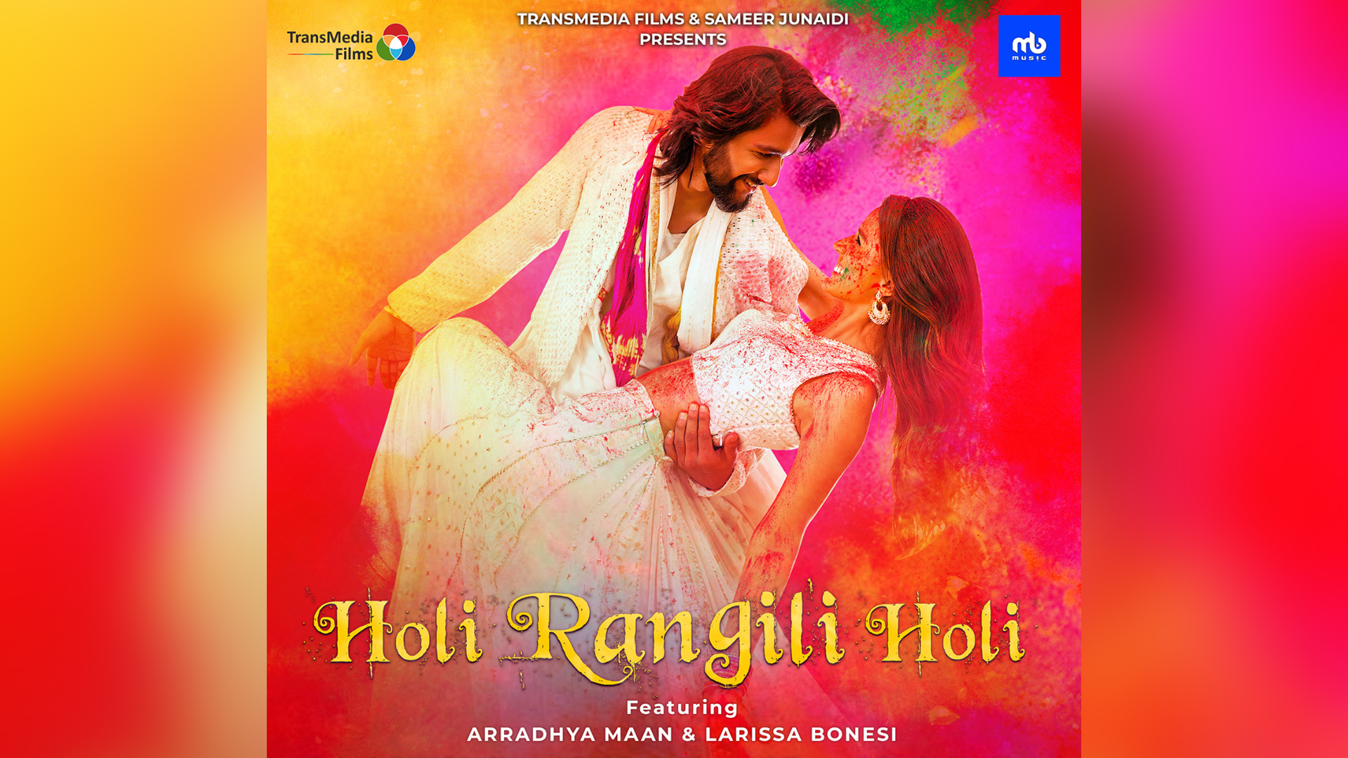 Larissa Bonesi is back with another hit music video, the most perfect and mesmerising song of the season “Holi Rangili Holi”