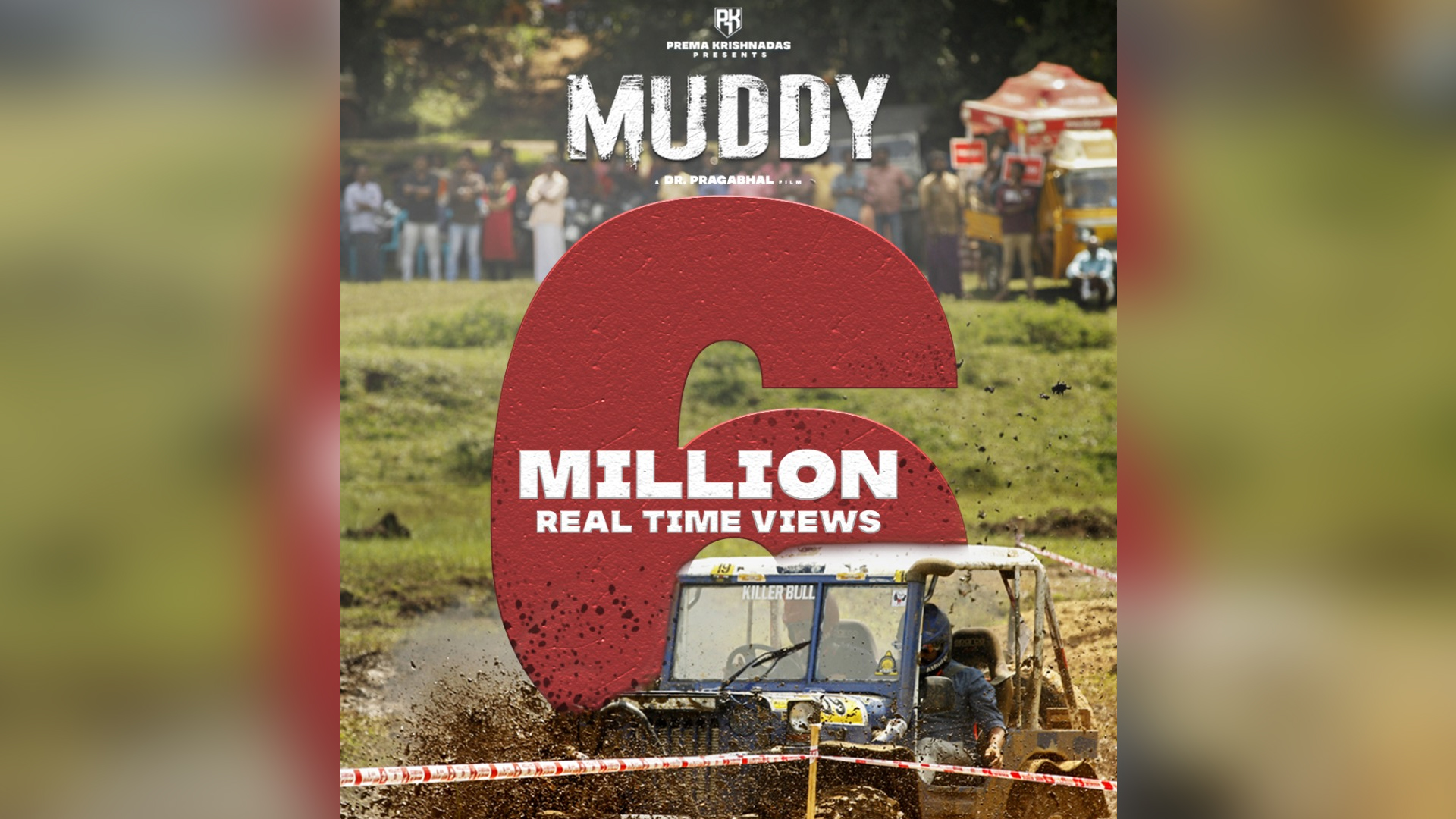 Muddy teaser clocks Six Million Views