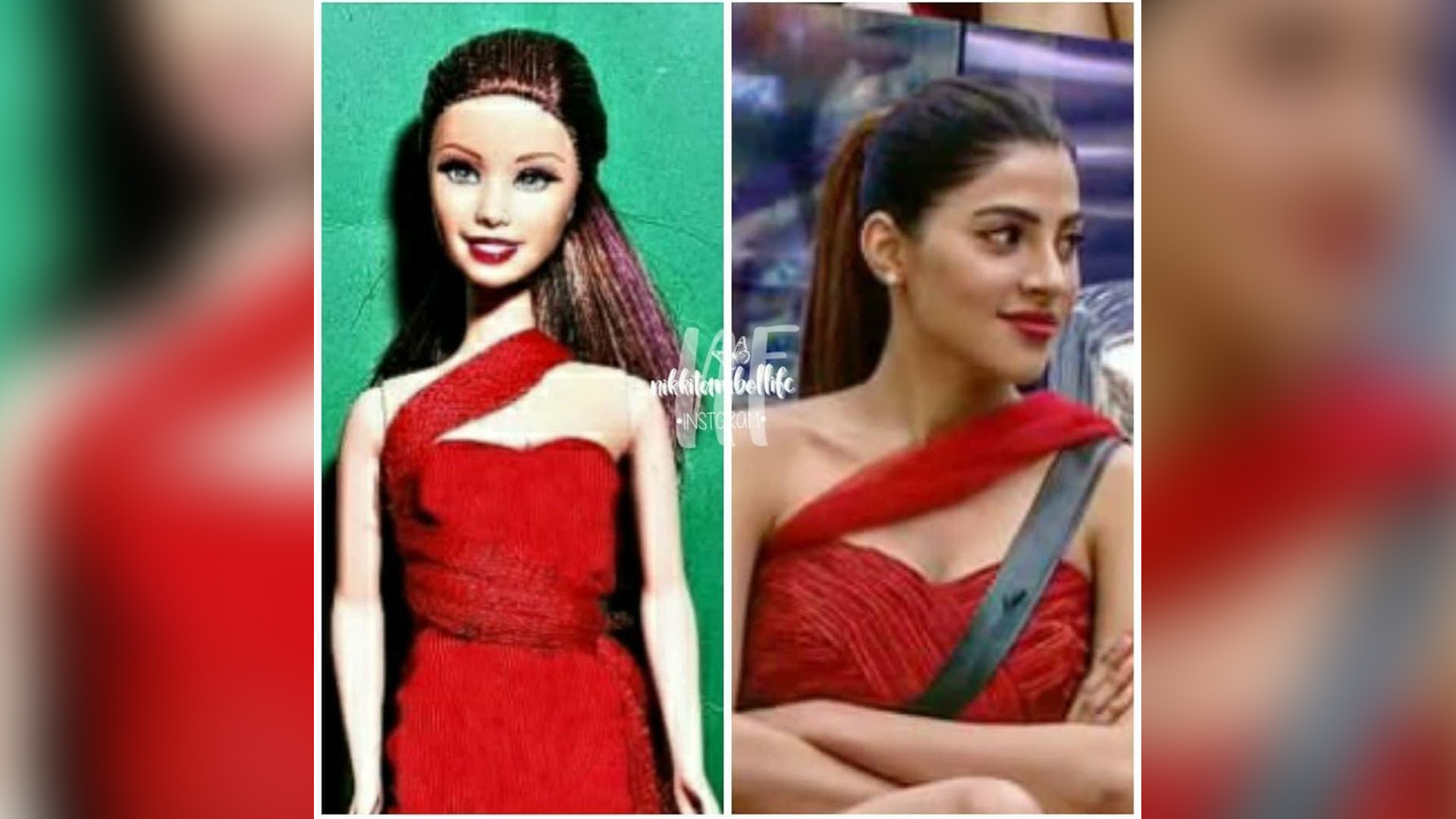 Nikki Tamboli checks in the list of having a doll modelled on her