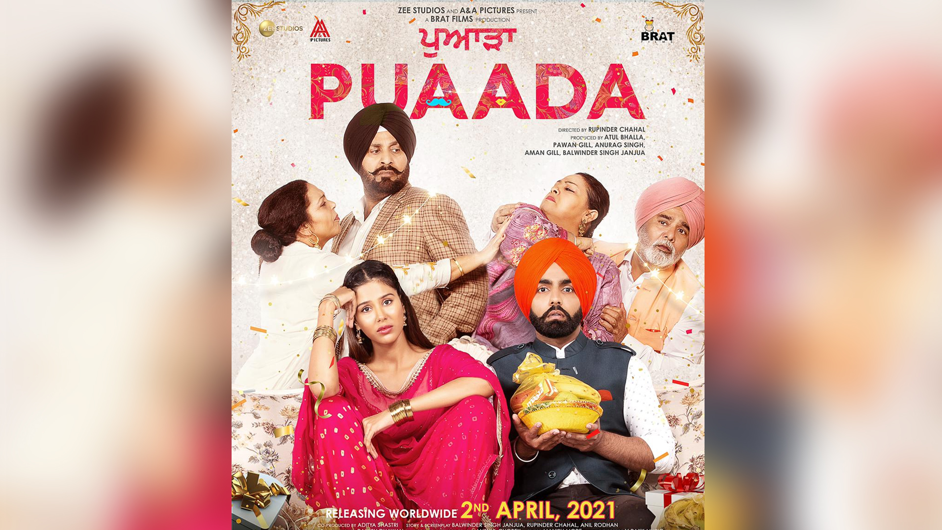 AMMY VIRK & SONAM BAJWA STARRER PUAADA TO HIT THEATRES THIS GOOD FRIDAY, 2ND APRIL, 2021!!