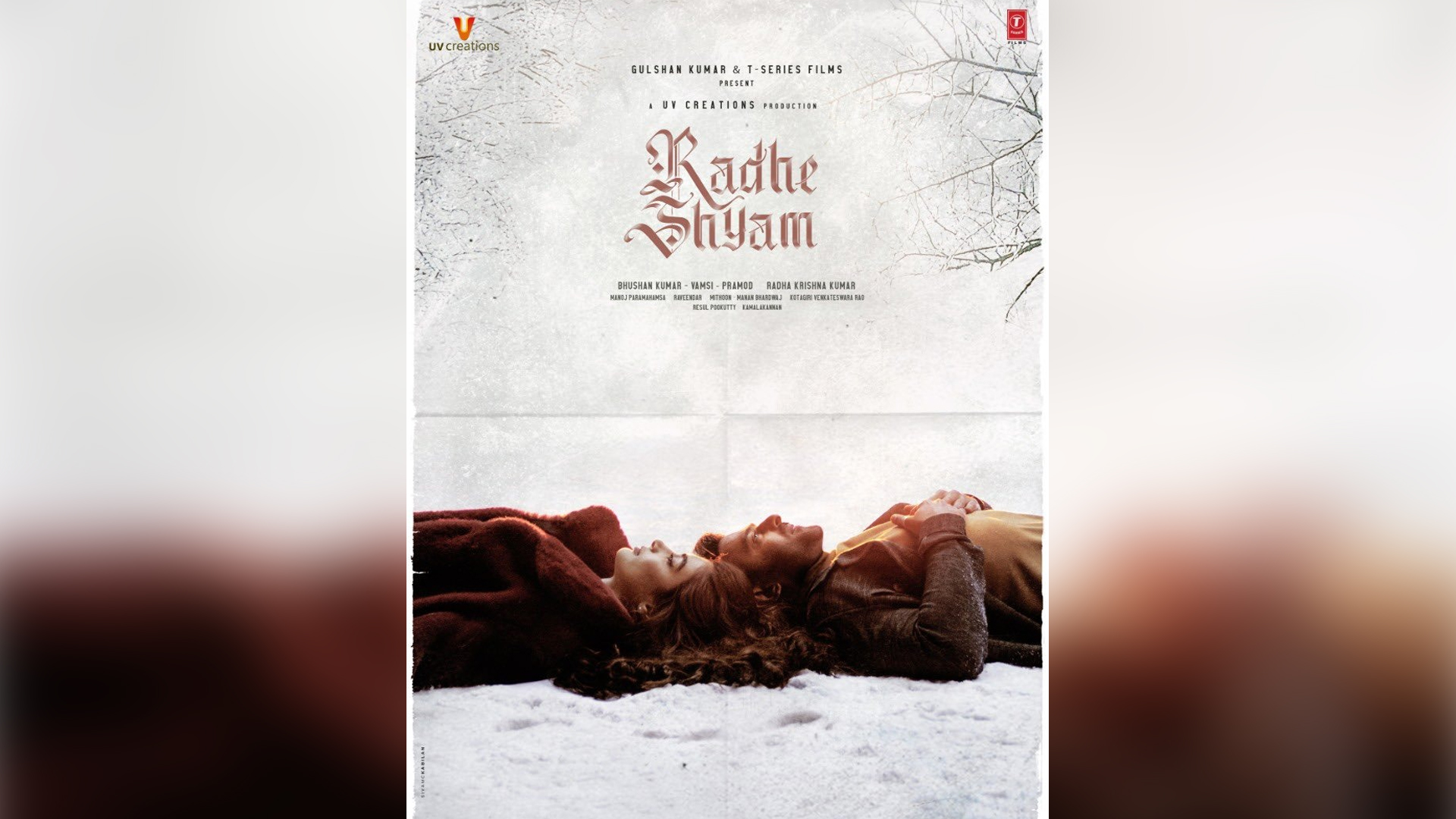 The makers of Radheshyam set the mood romantic with this latest poster