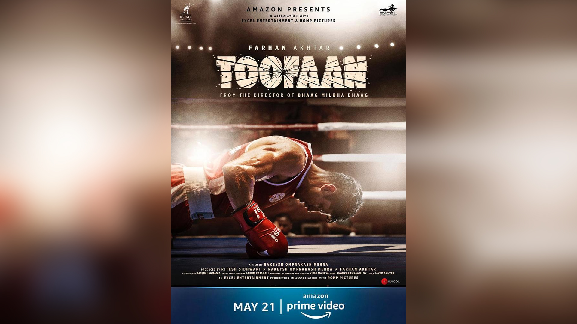 Amazon Prime Video unveils newest smashing poster of Farhan Akhtar’s Toofaan, Watch Out!